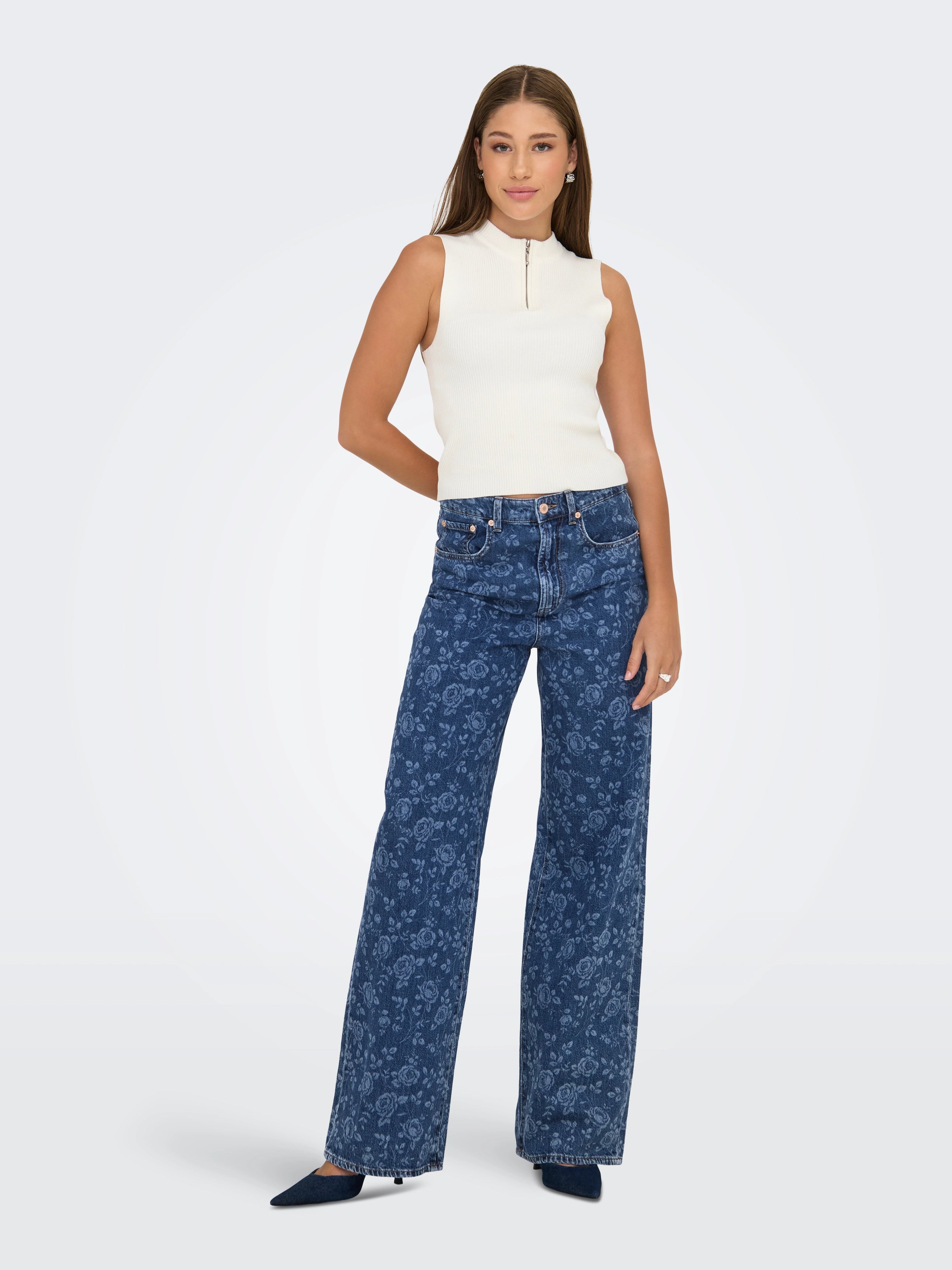 ONLY HOPE EX HW WIDE ROSE JEANS