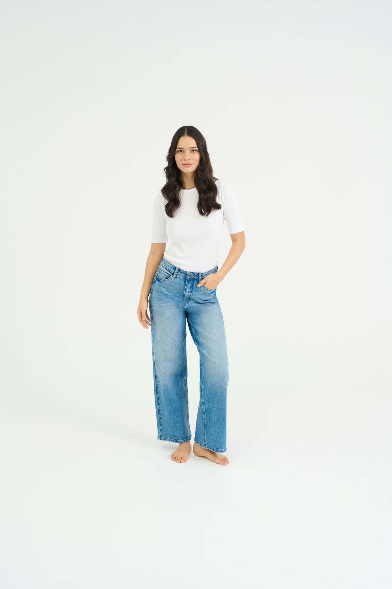 KAFFE MEADOW HW REG FIT JEANS