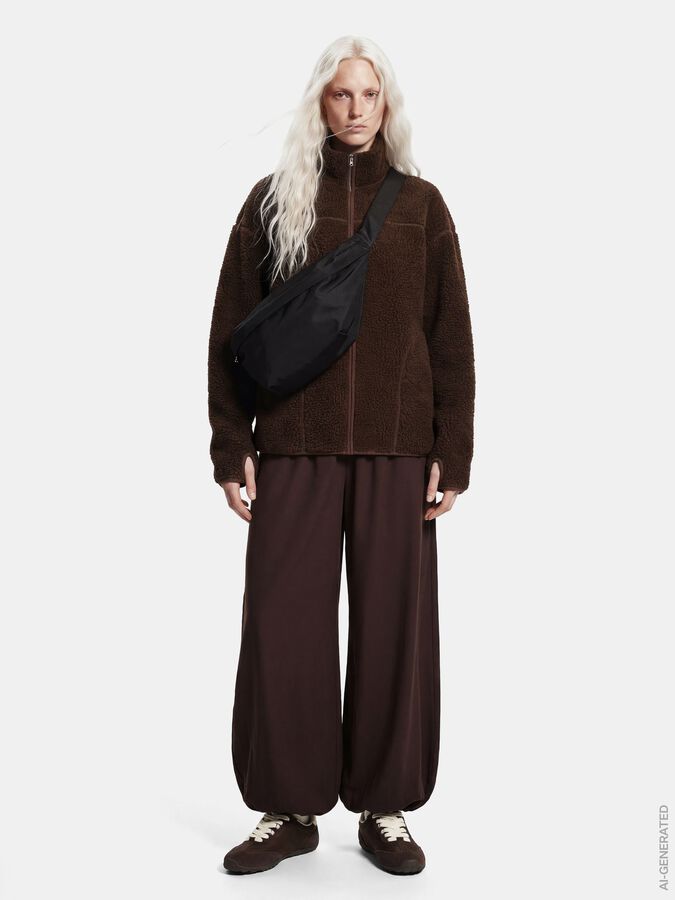 PIECES SADIA LS TEDDY JACKET