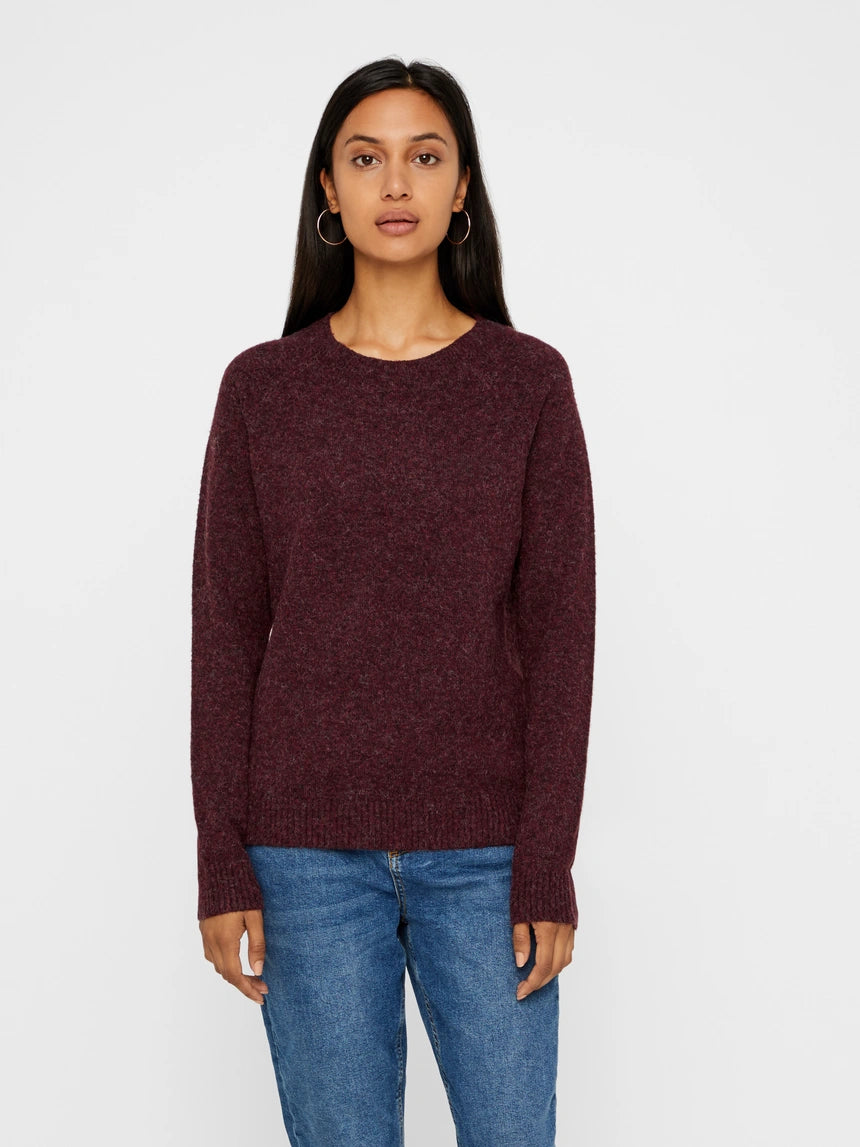 VERO MODA DOFFY LS O-NECK BLOUSE
