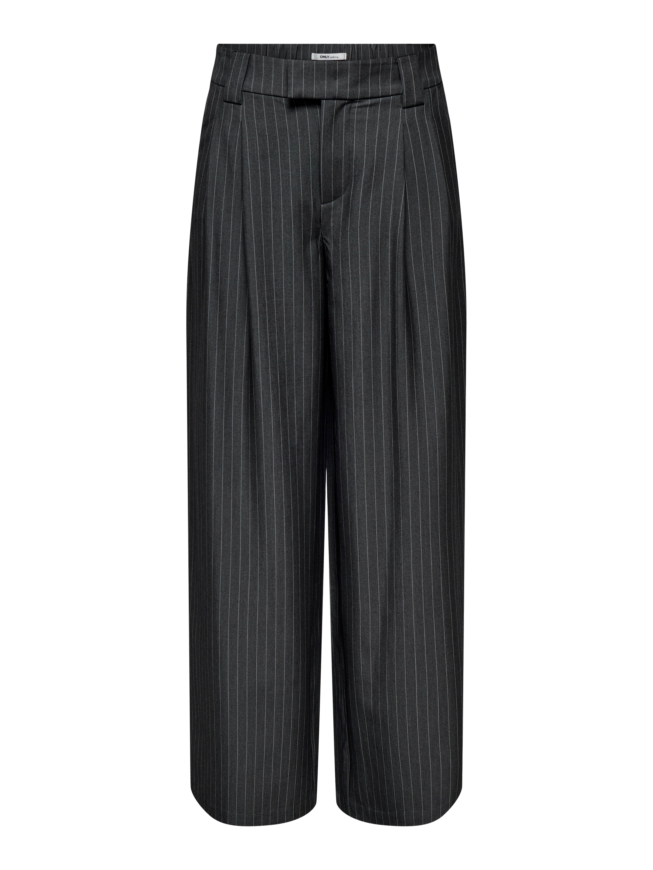 ONLY NISA LIFE MW PINSTRIPE WIDE PANT