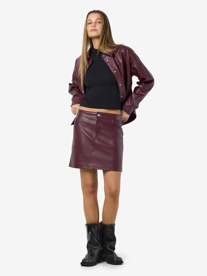NOISY MAY KATE NW PU SKIRT