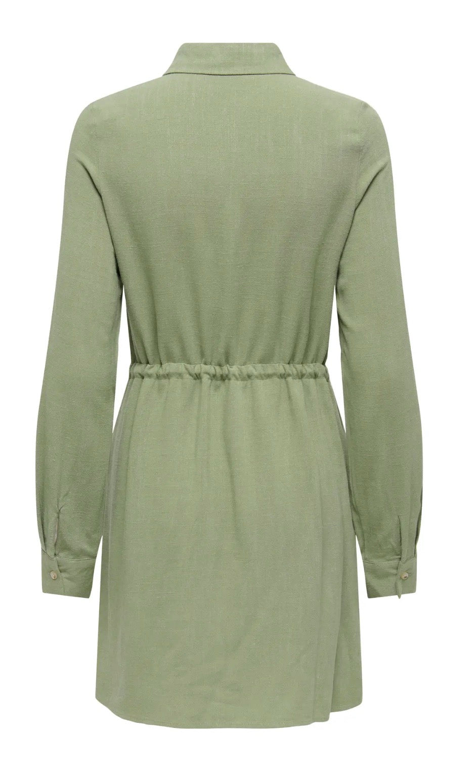 ONLY SIESTA L/S LINEN SHIRT DRESS