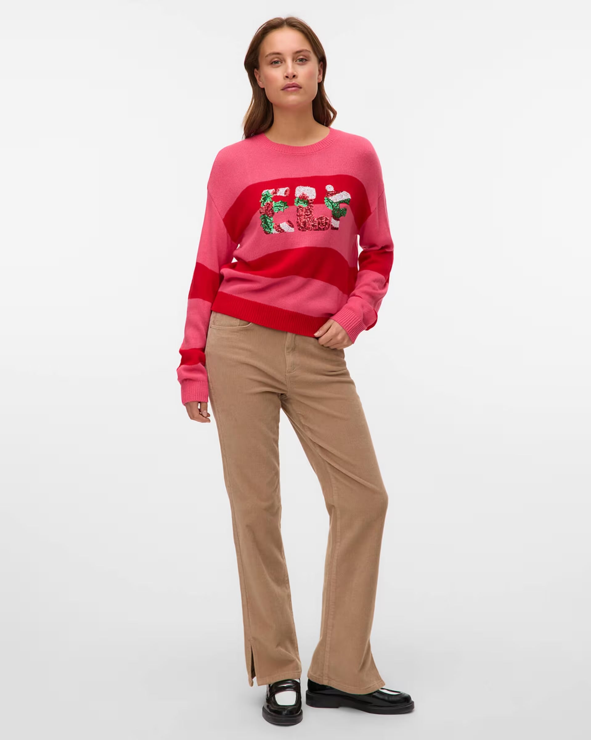 VERO MODA ELF LS O-NECK PULLOVER XMAS