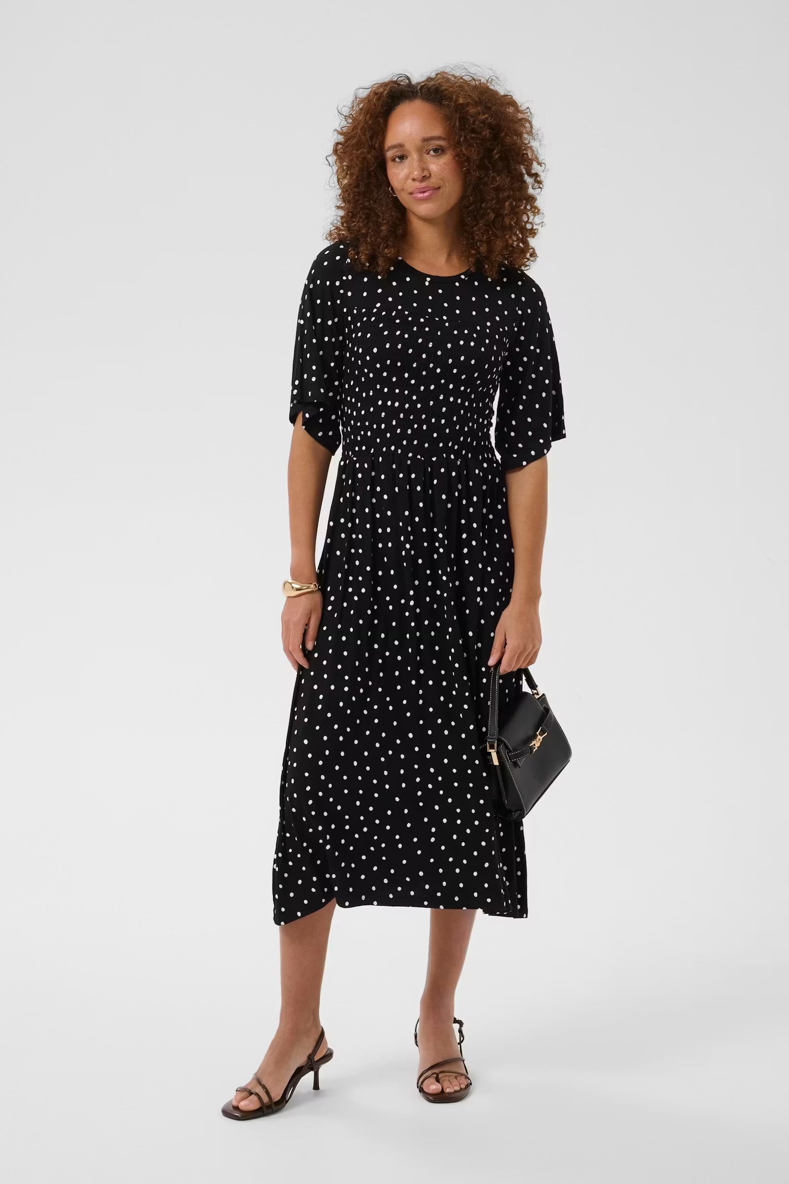 KAFFE BELLA SMOCK DRESS