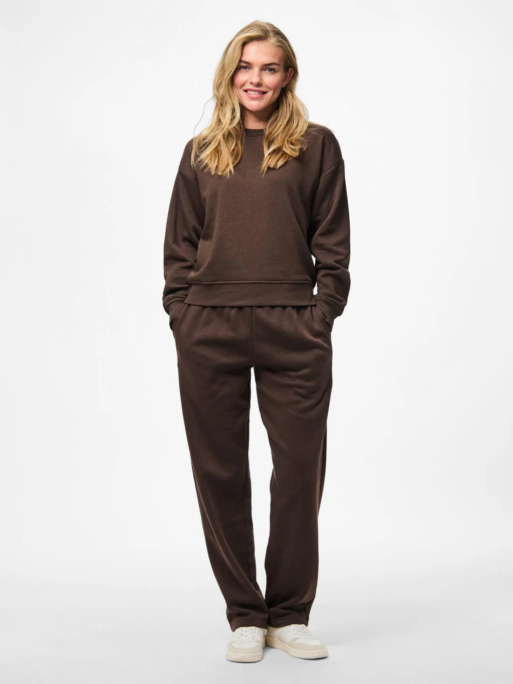 PIECES CHILLI HW STRAIGHT SWEAT PANTS