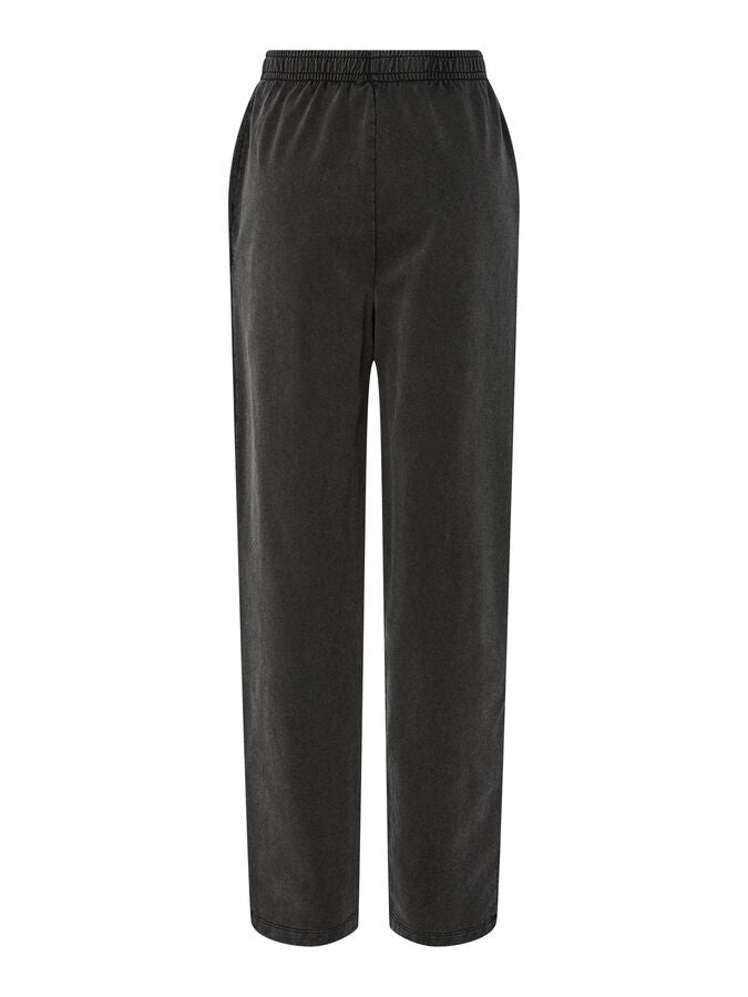 PIECES CHILLI HW WASHED STRAIGHT PANT