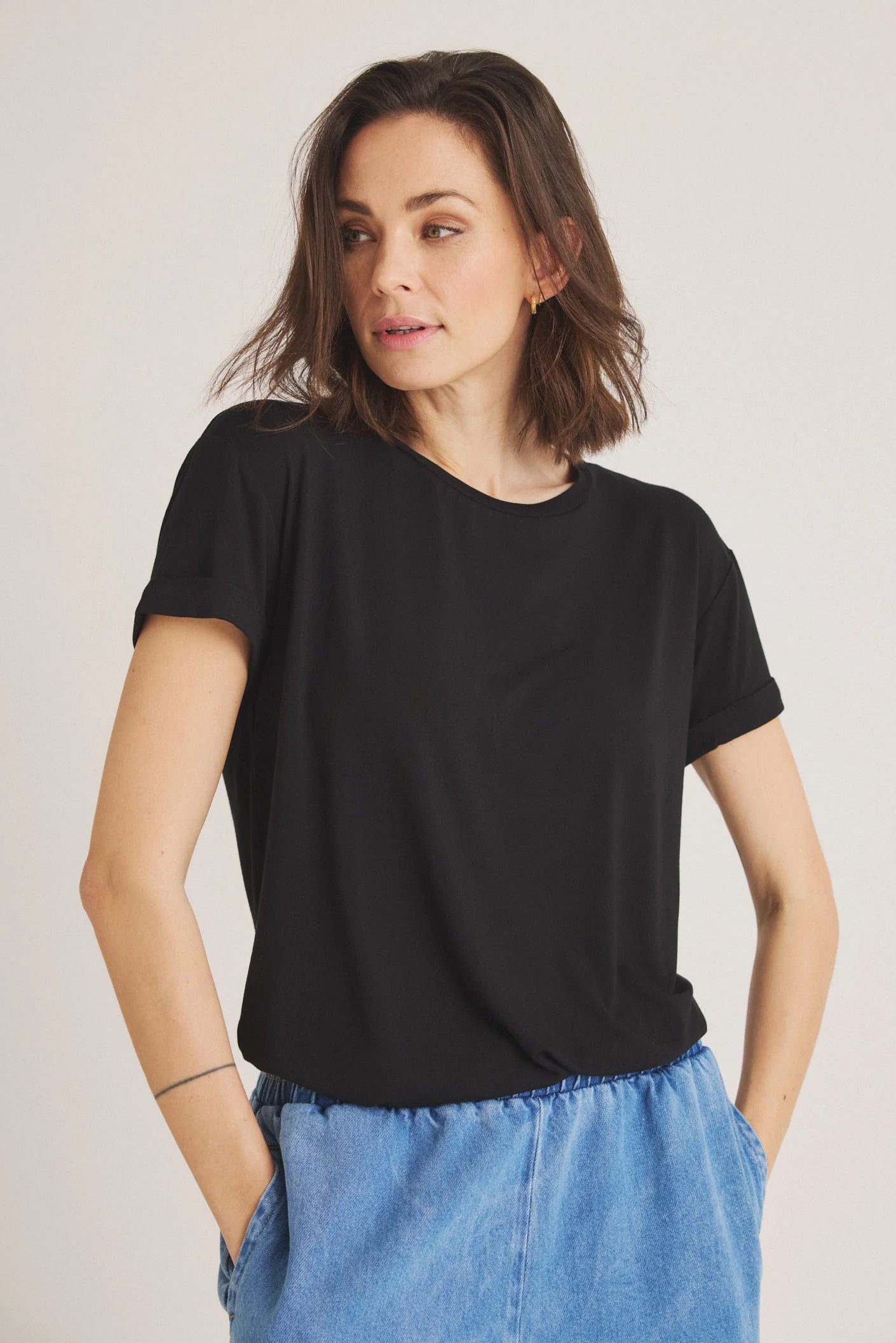 LUXZUZ ONE TWO KARIN BAMBOO T-SHIRT