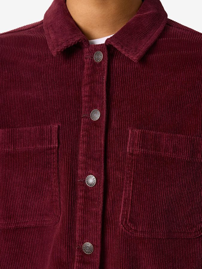NOISY MAY ALVA LS SHACKET COLORED CORDUROY