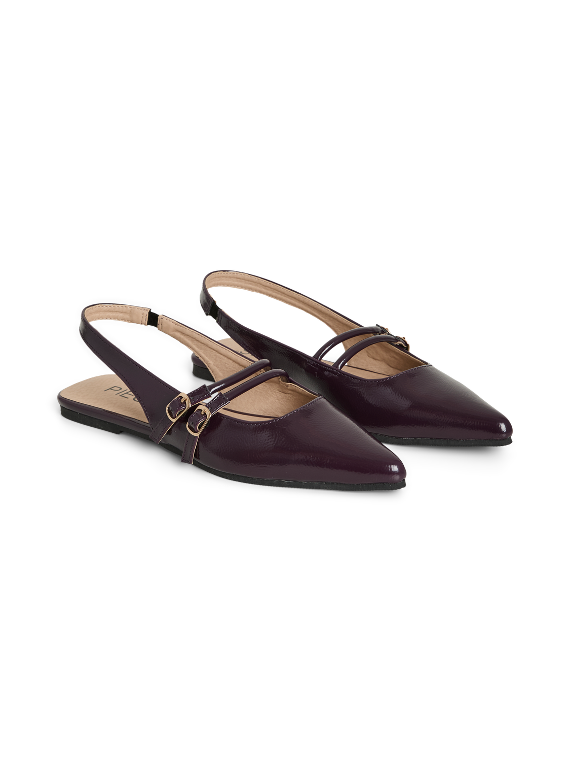 PIECES KATHERINE PATENT SLINGBACK