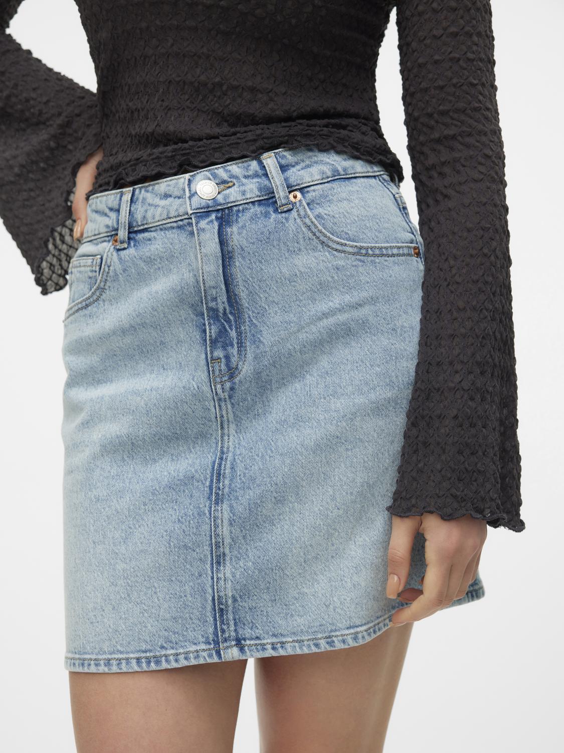 VERO MODA TESSA HR SHORT DNM SKIRT