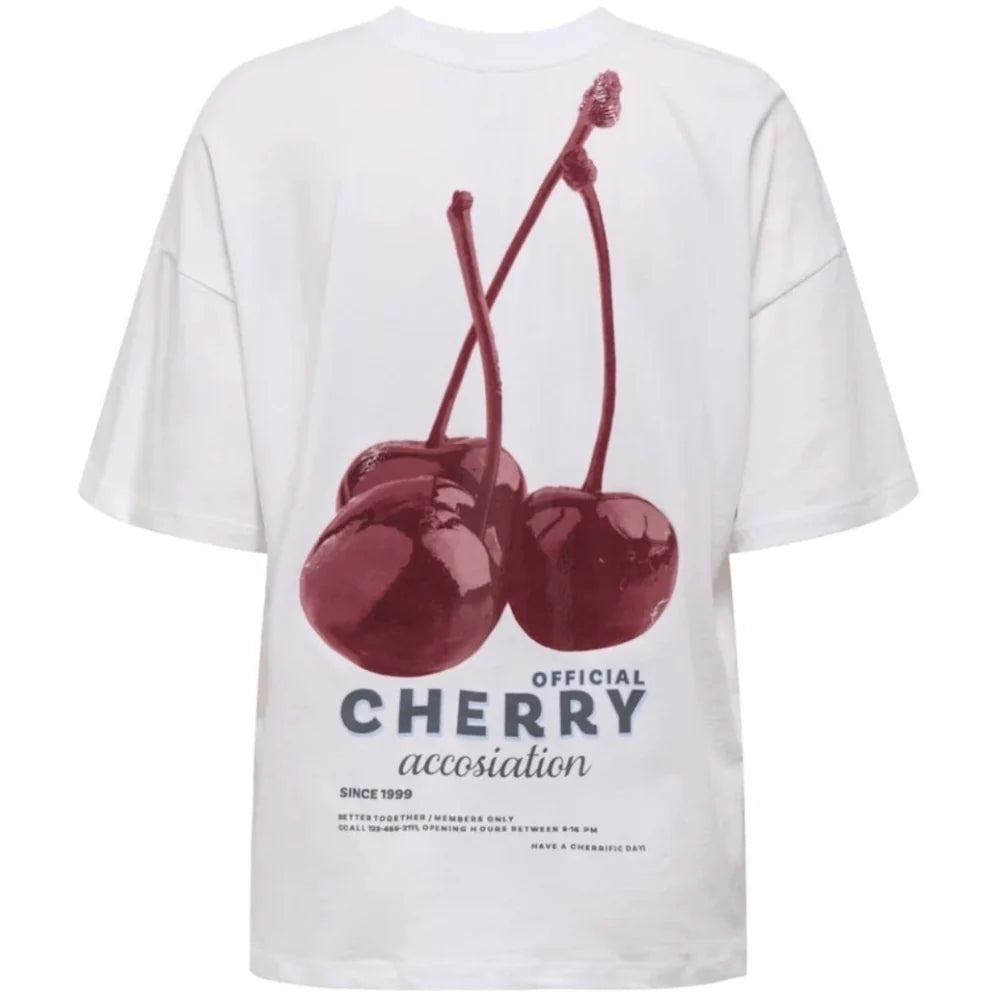 ONLY CARRIE LIFE S/S CHERRY TOP