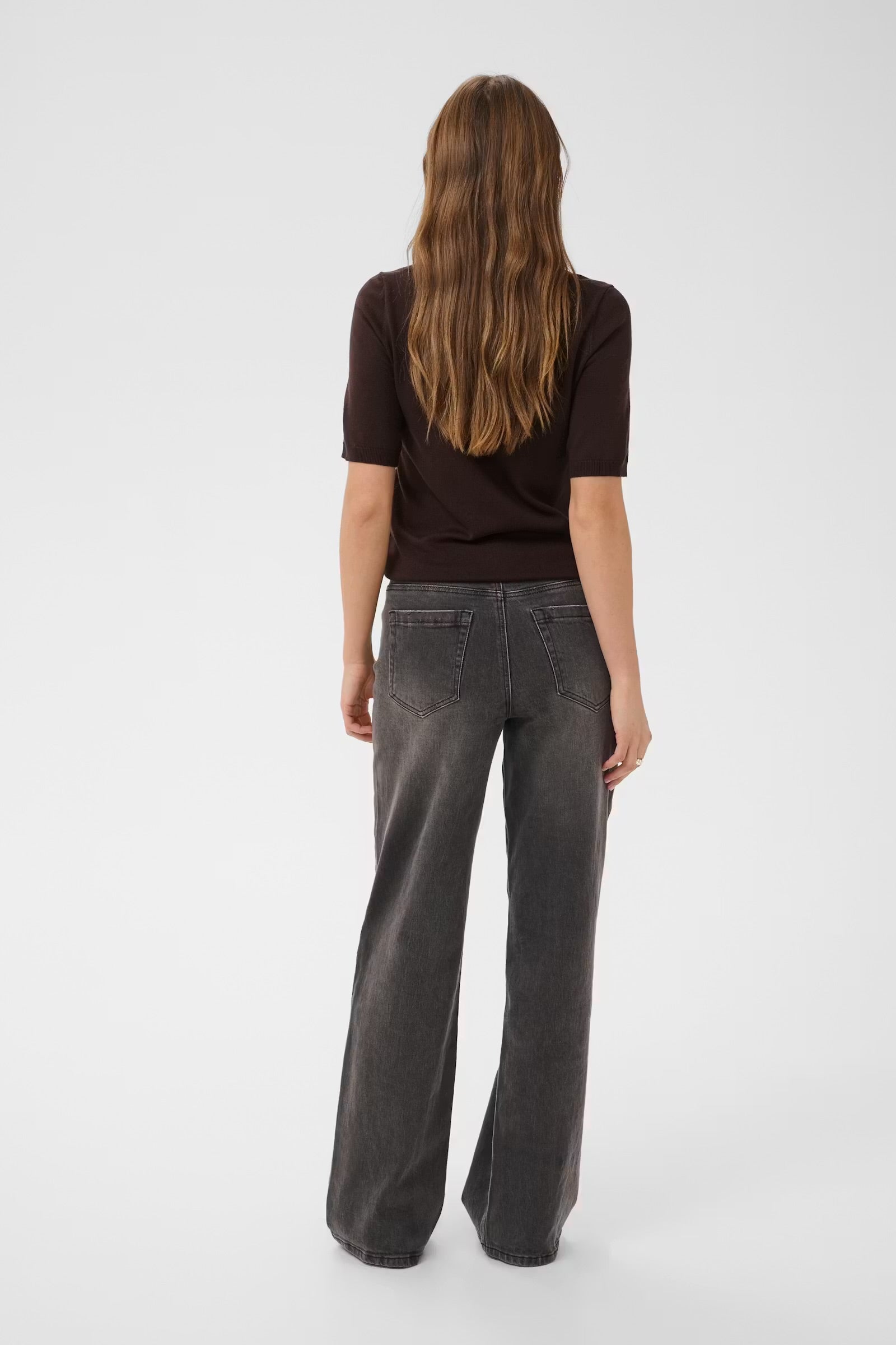 KAFFE LIZZA O-NECK PULLOVER