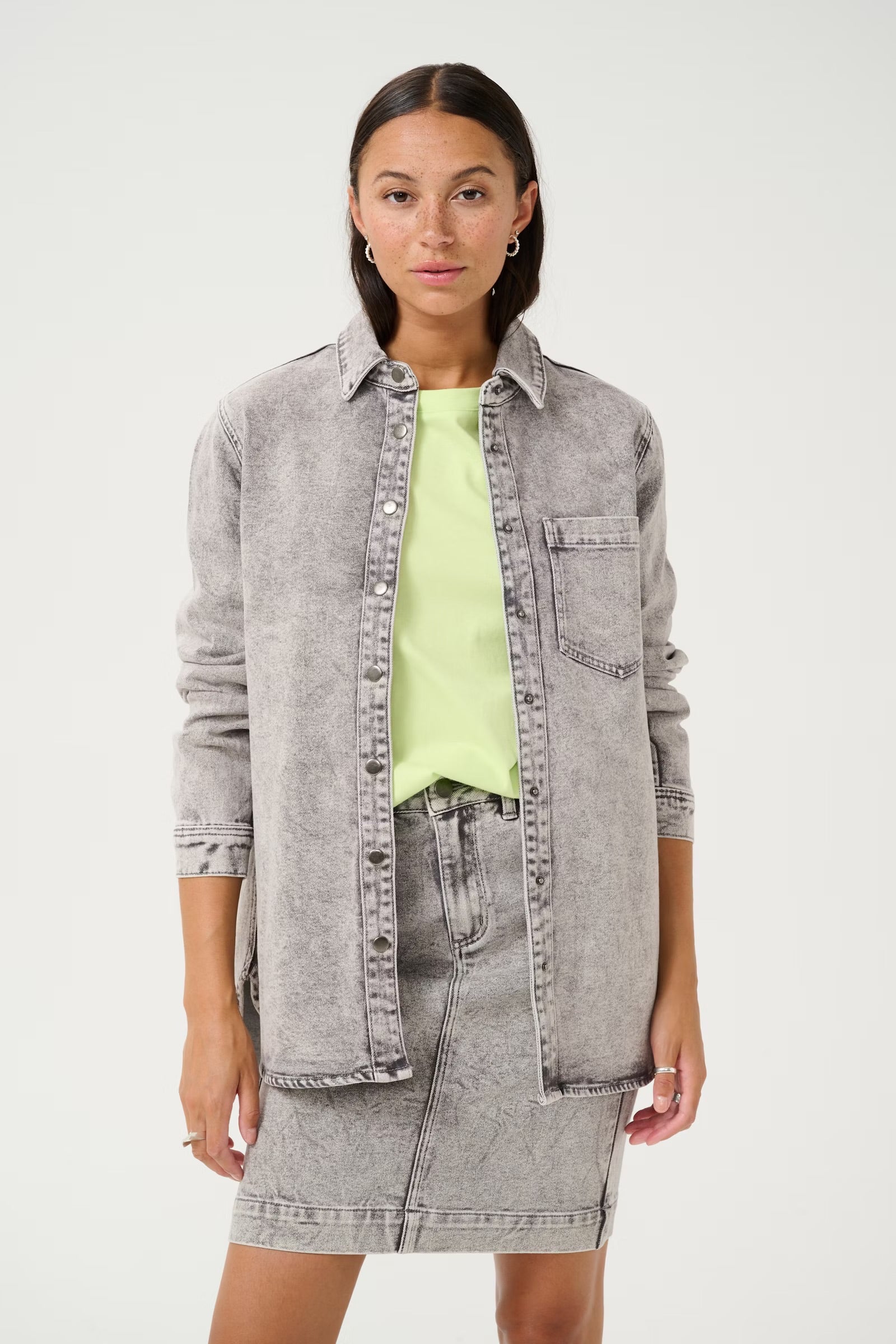 KAFFE AMELIA DENIM SHIRT