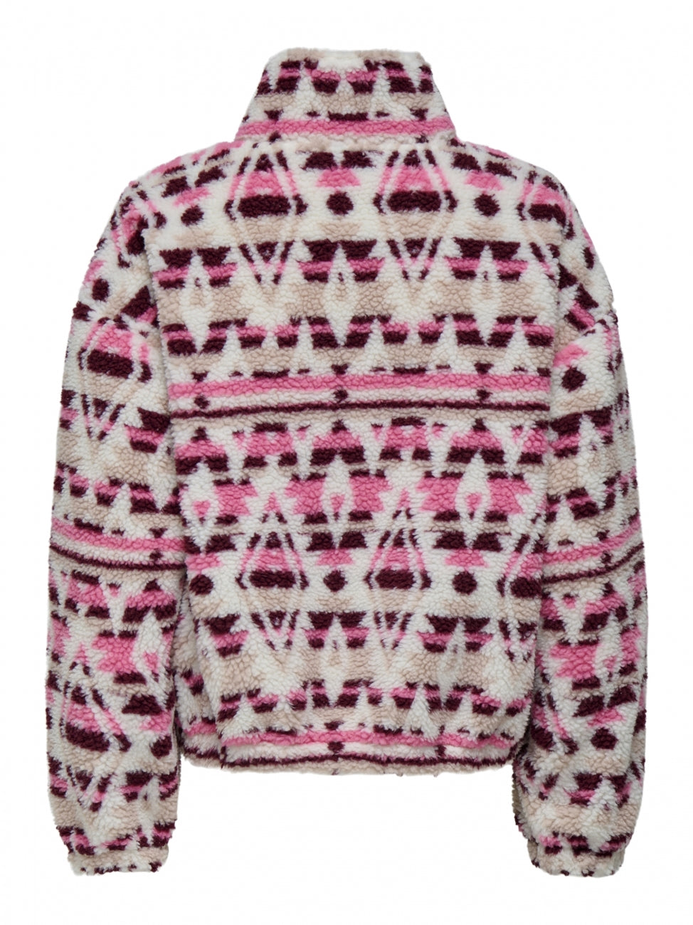 ONLY JANNE AZTEC TEDDY L/S HALFZIP