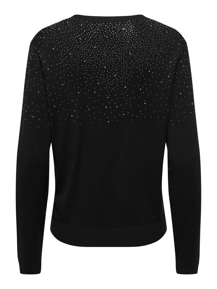ONLY ANABELLA LS BLING O-NECK KNIT