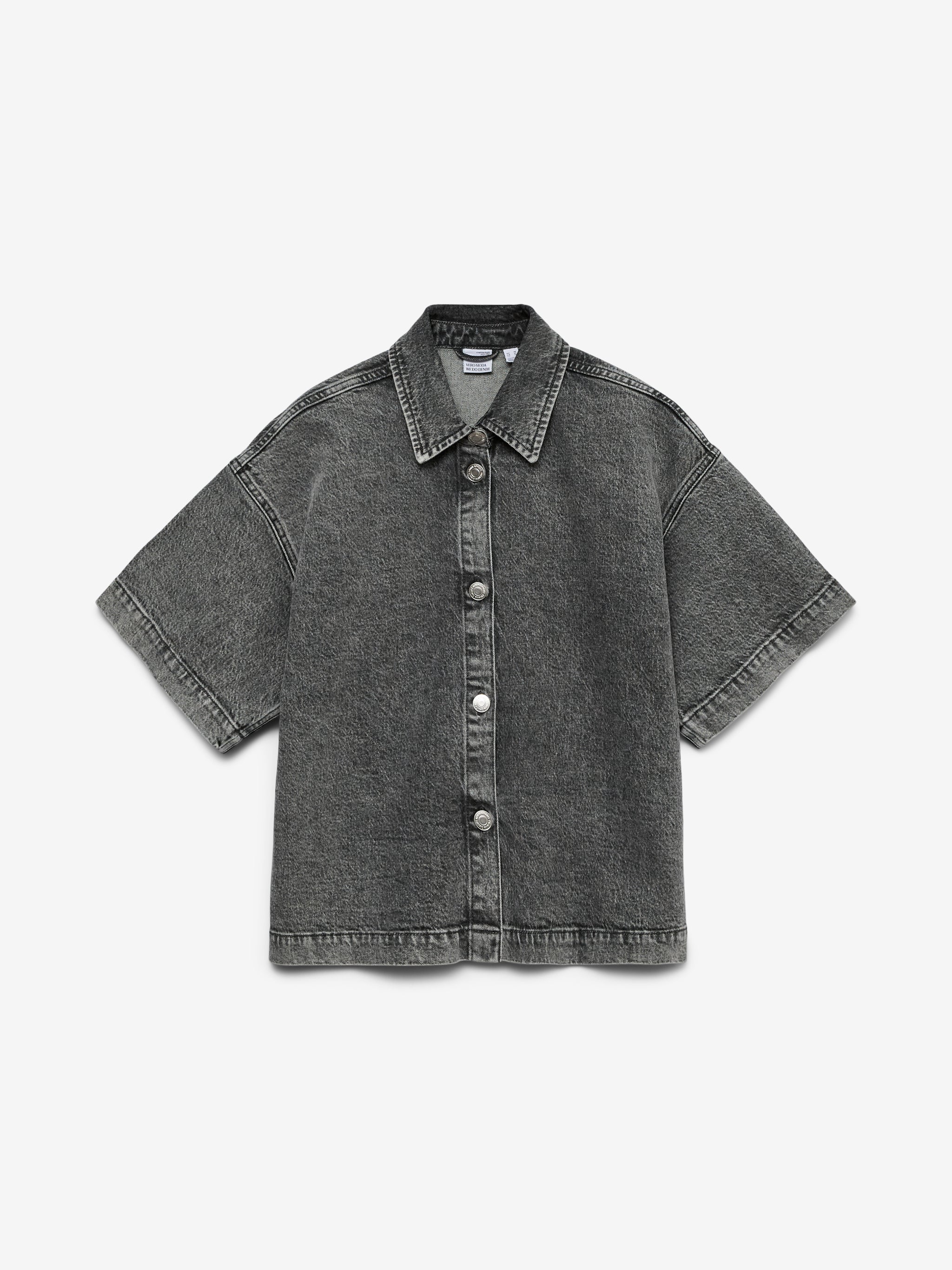 VERO MODA TESSA SS LOOSE DENIM SHIRT