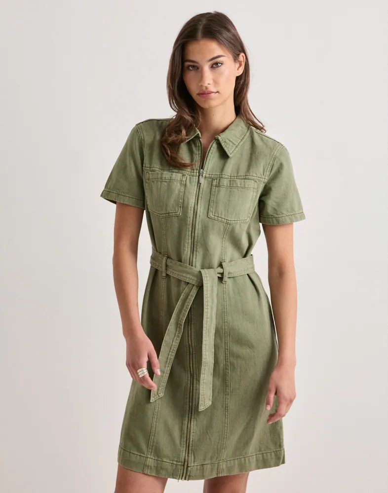 ONLY SILLA SS ZIP BELT SHORT DRESS