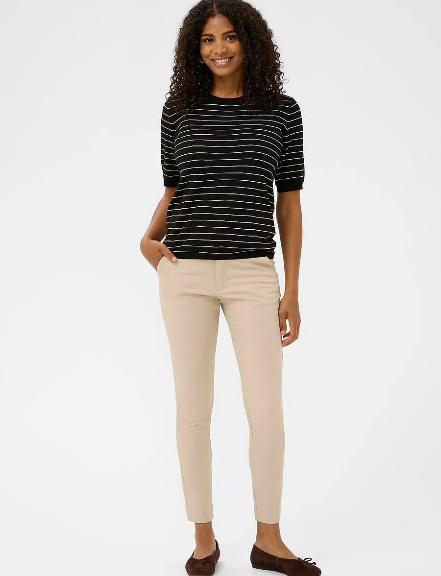 KAFFE LIZZA STRIPED KNIT