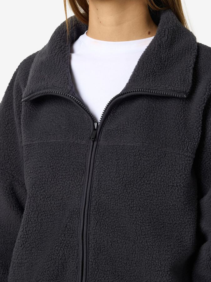 NOISY MAY COZY L/S ZIP SWEATER
