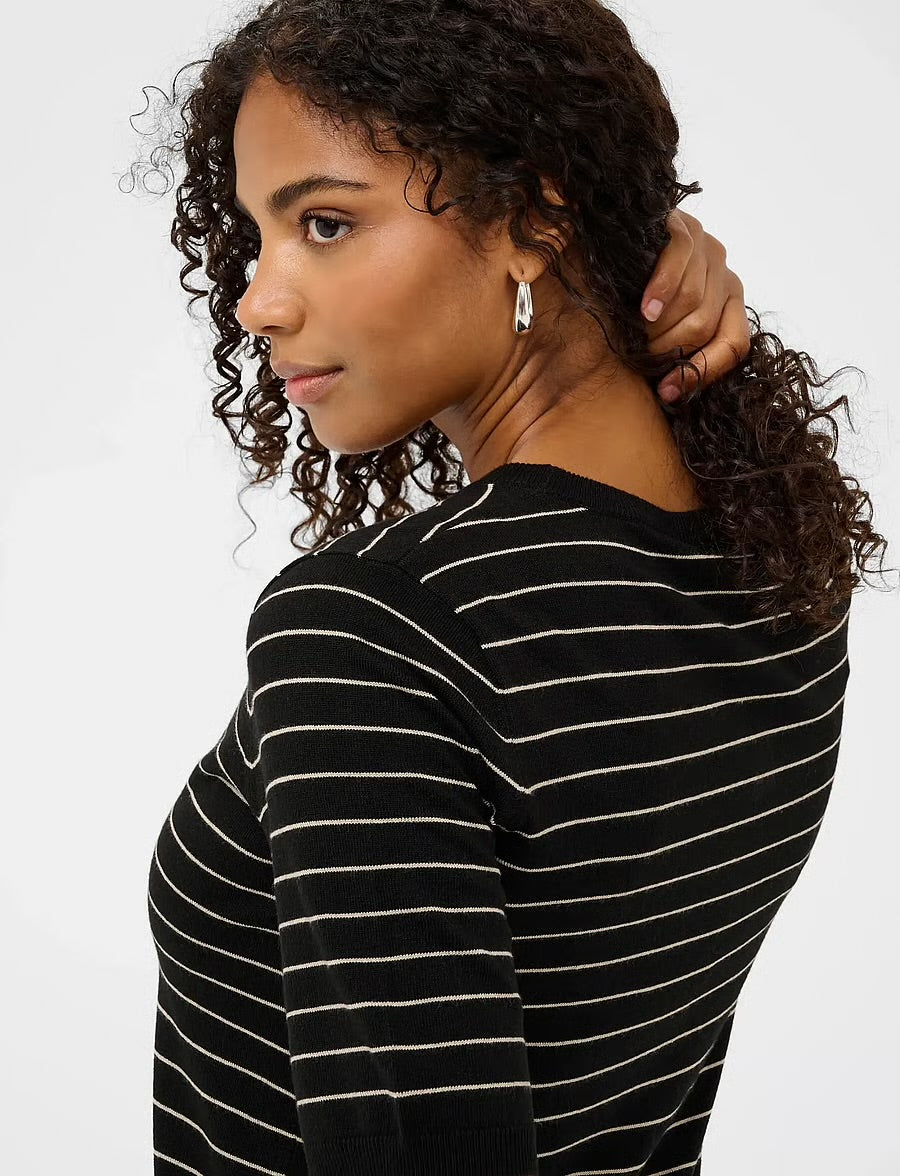 KAFFE LIZZA STRIPED KNIT