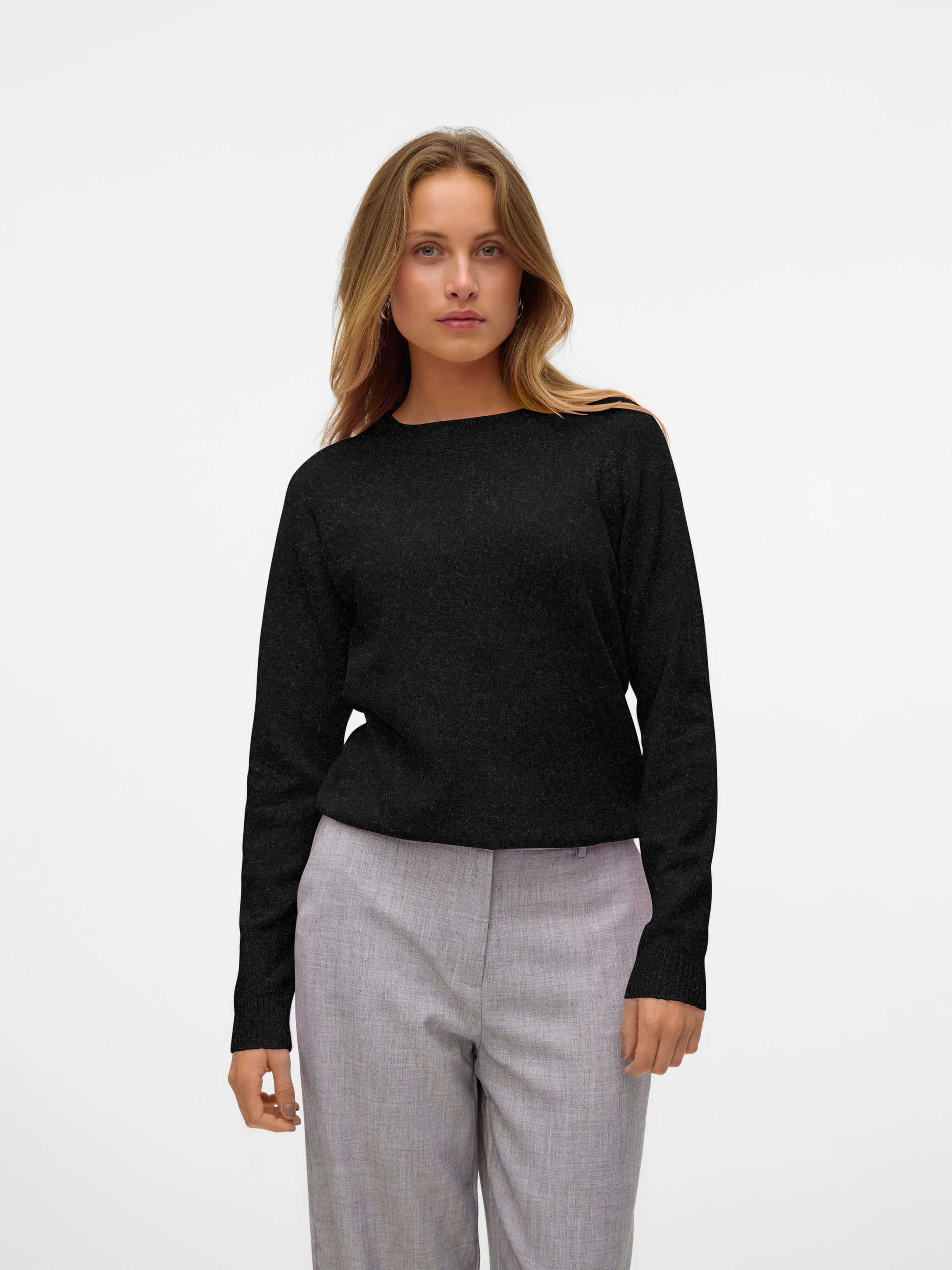 VERO MODA DOFFY LS O-NECK BLOUSE