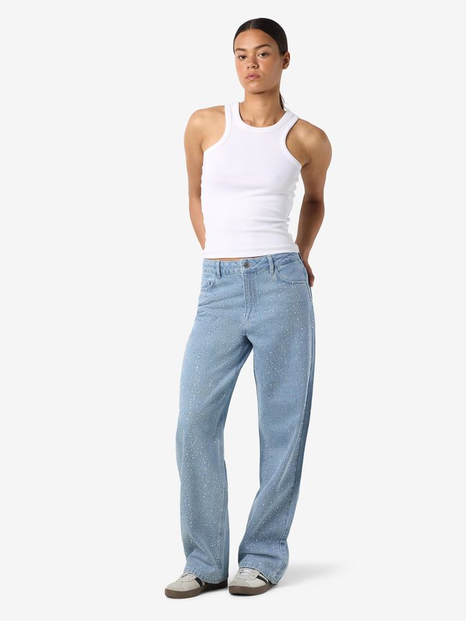 NOISY MAY JANNEL HW LOOSE JEANS