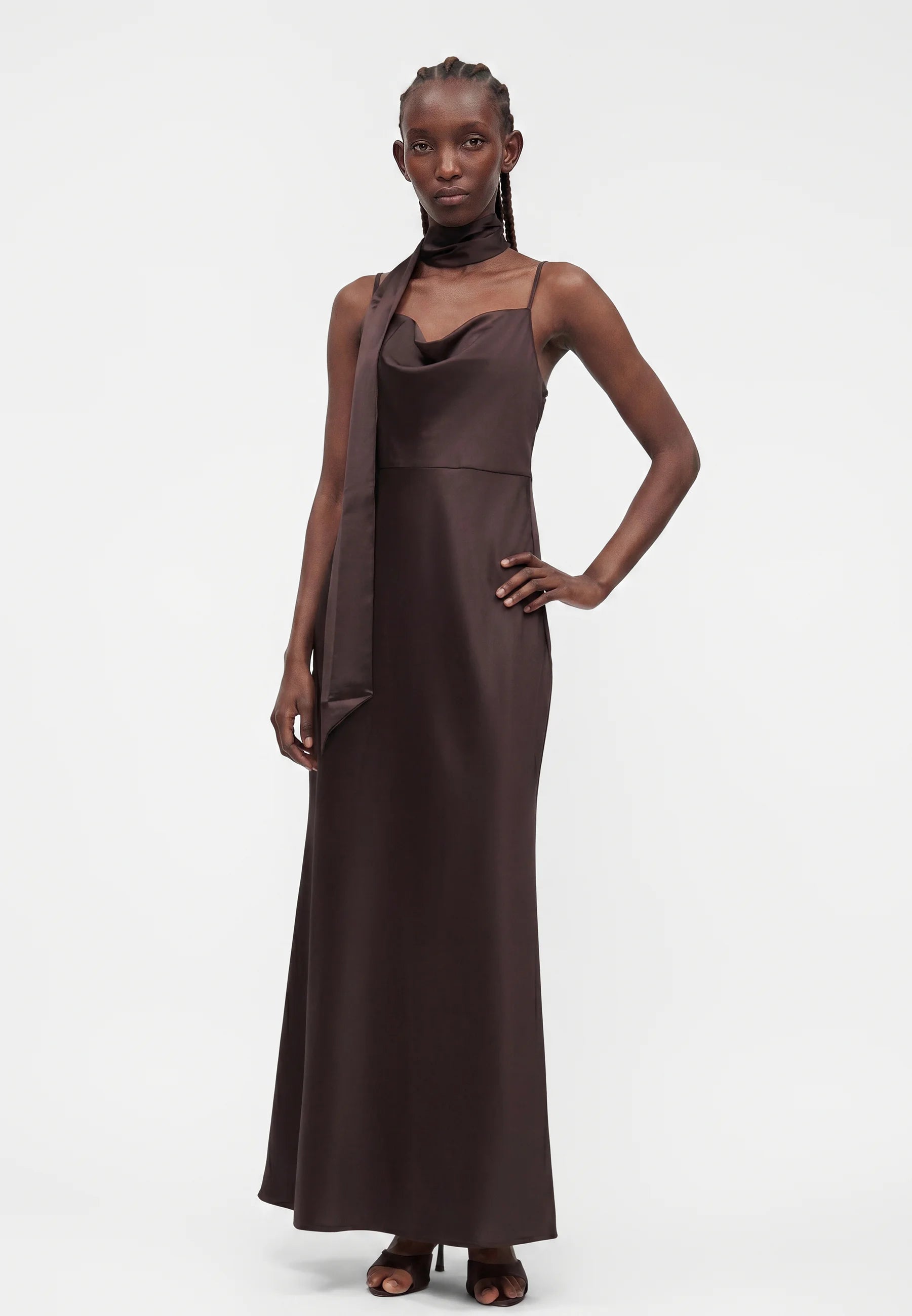VERO MODA CENIA SINGLET SCARF ANKLE DRESS