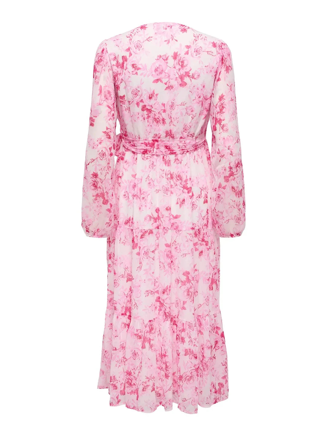 ONLY MIRIAM LS WRAP MIDI DRESS