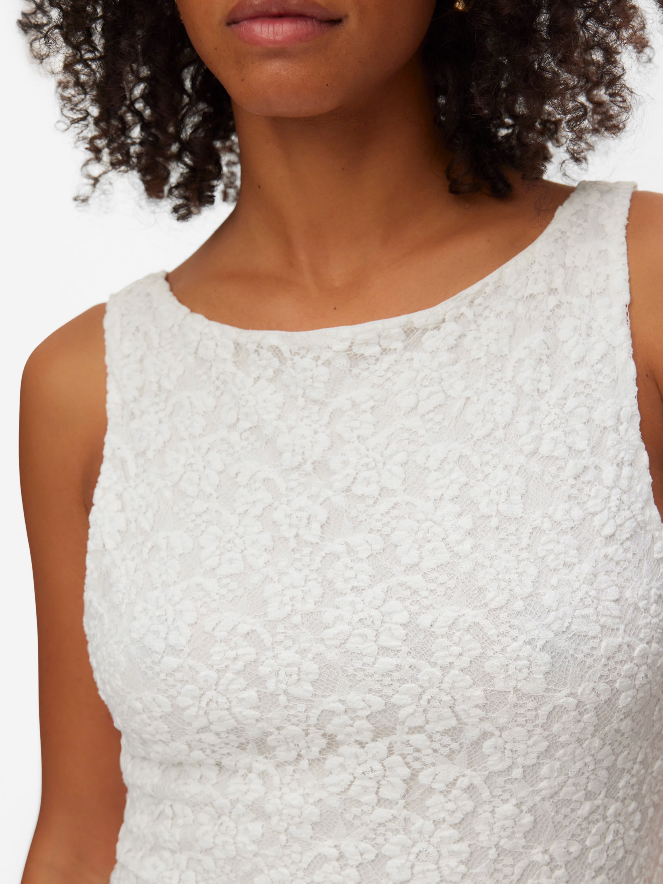 VERO MODA DOLLY SL BOAT NECK SHORT DRESS