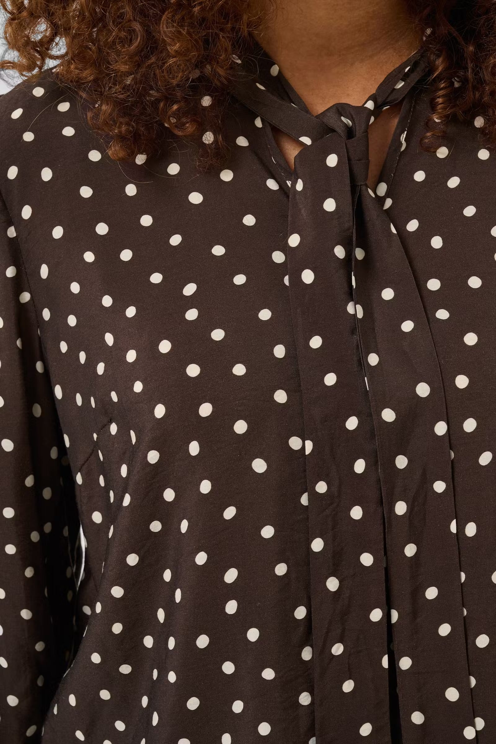 KAFFE DOTTE BLOUSE