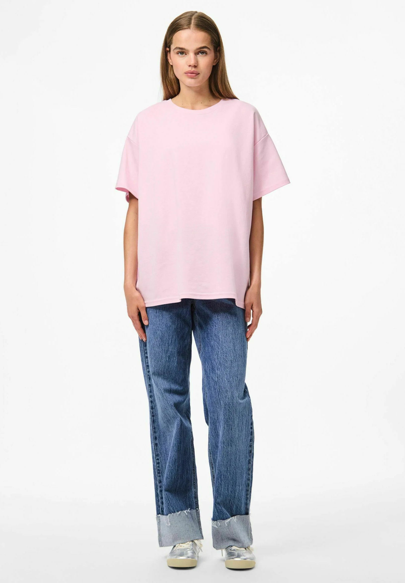 PIECES SKYLAR SS OVERSIZED TEE