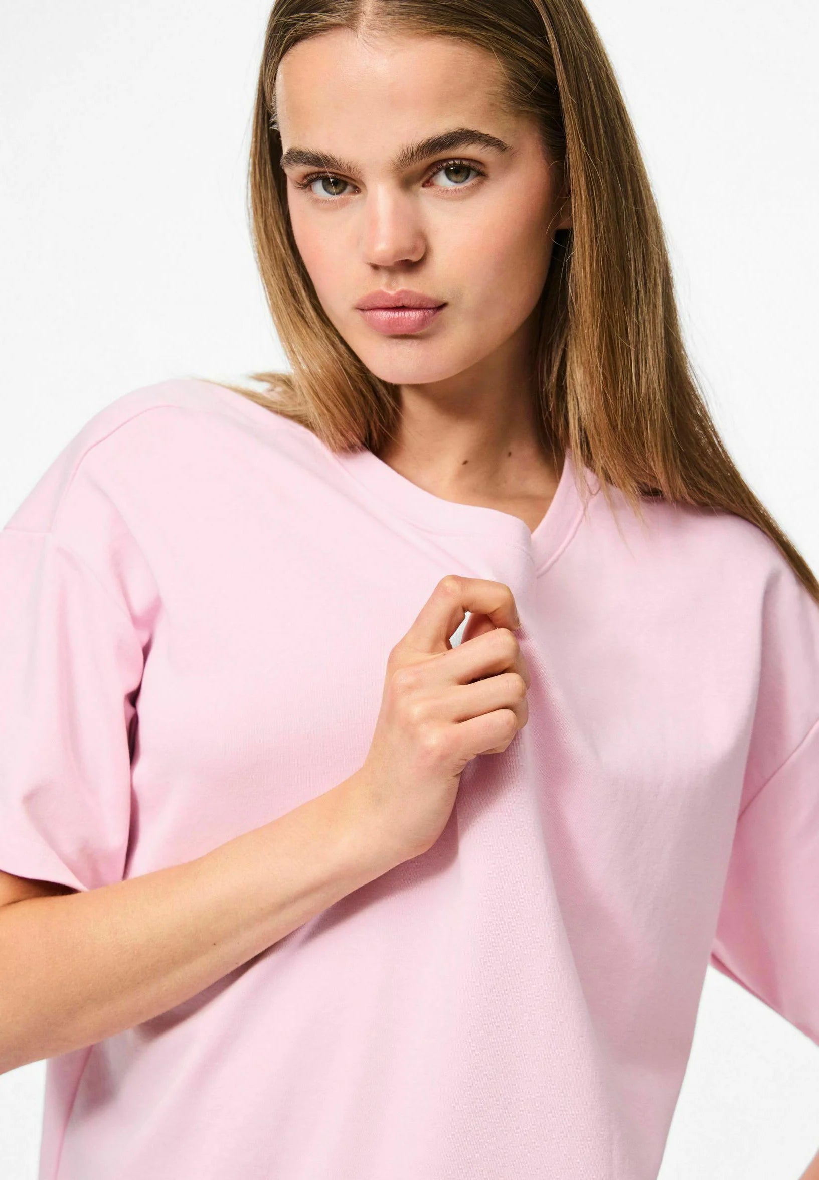 PIECES SKYLAR SS OVERSIZED TEE