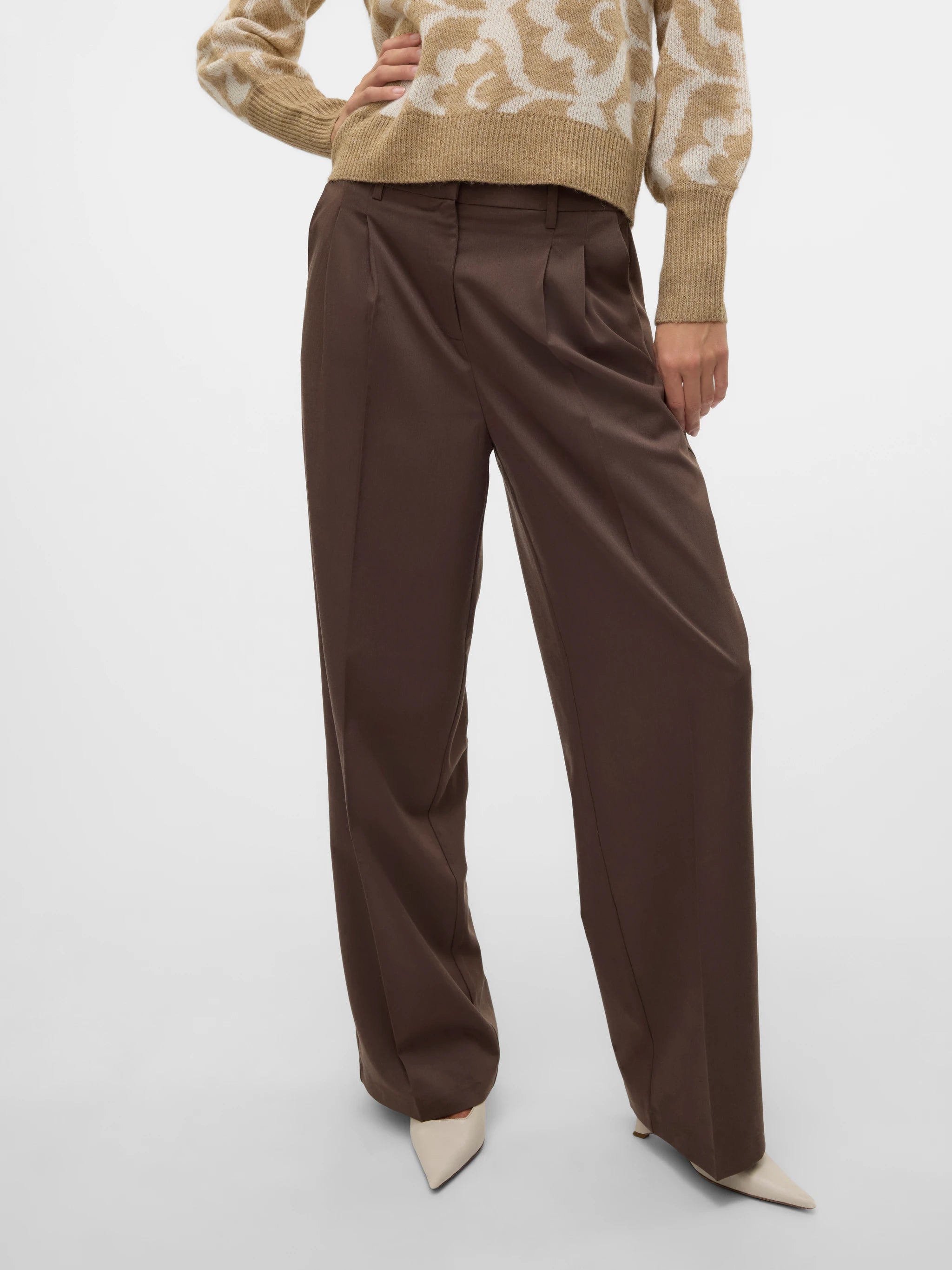 VERO MODA NILA MW WIDE DAD PANT