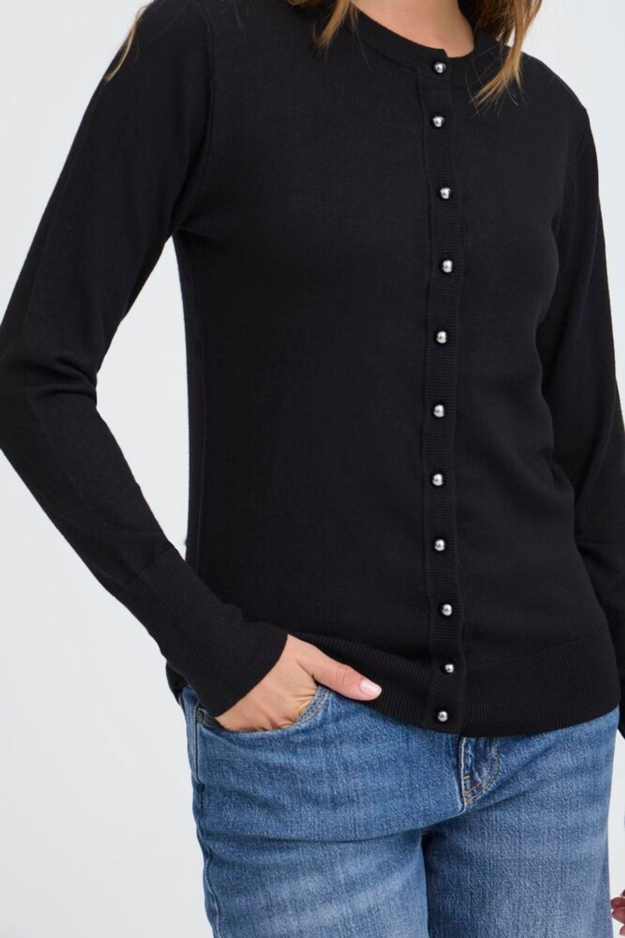 PULZ JEANS SARA BUTTON CARDIGAN