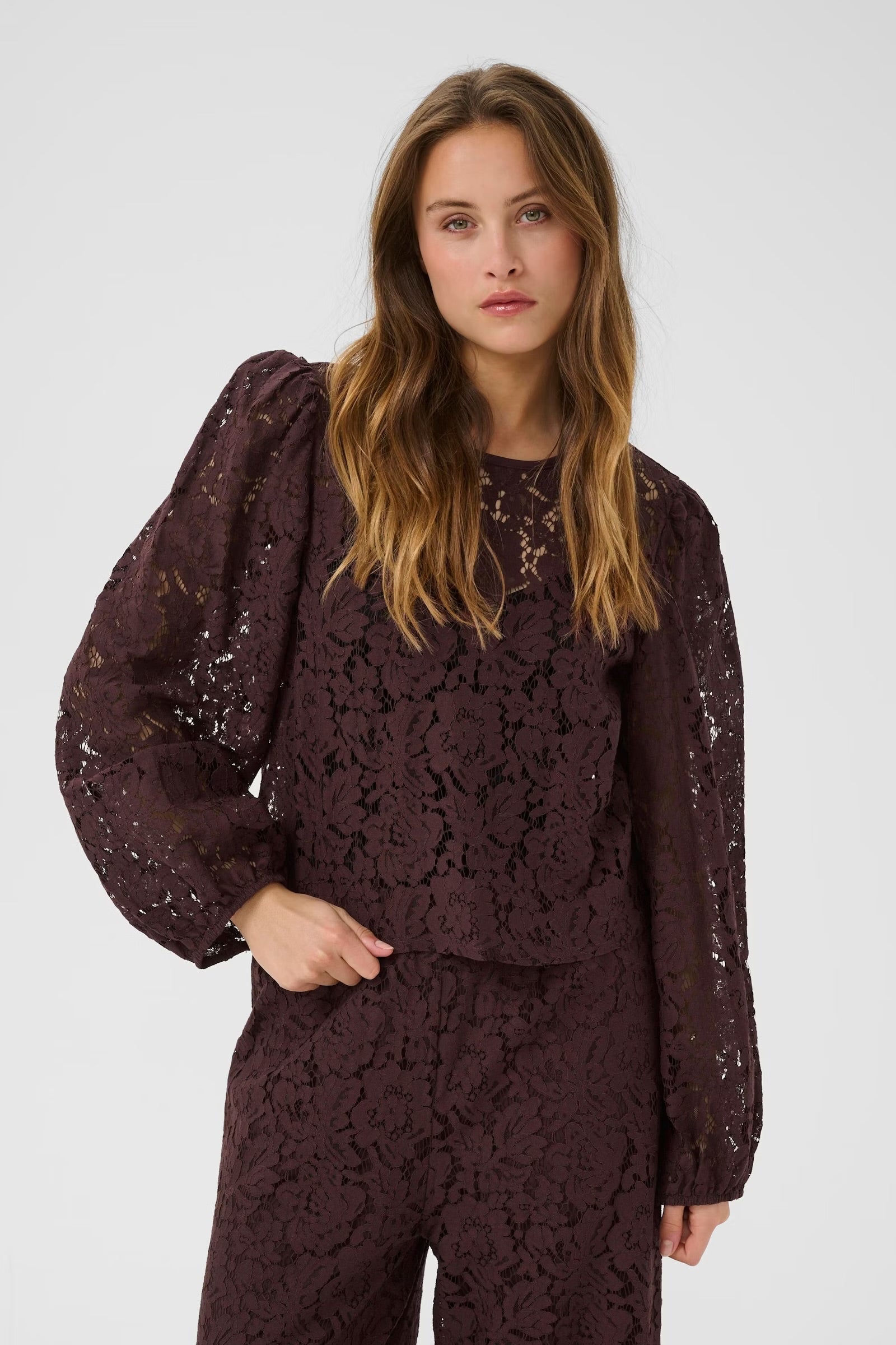 KAFFE NOMI LACE BLOUSE