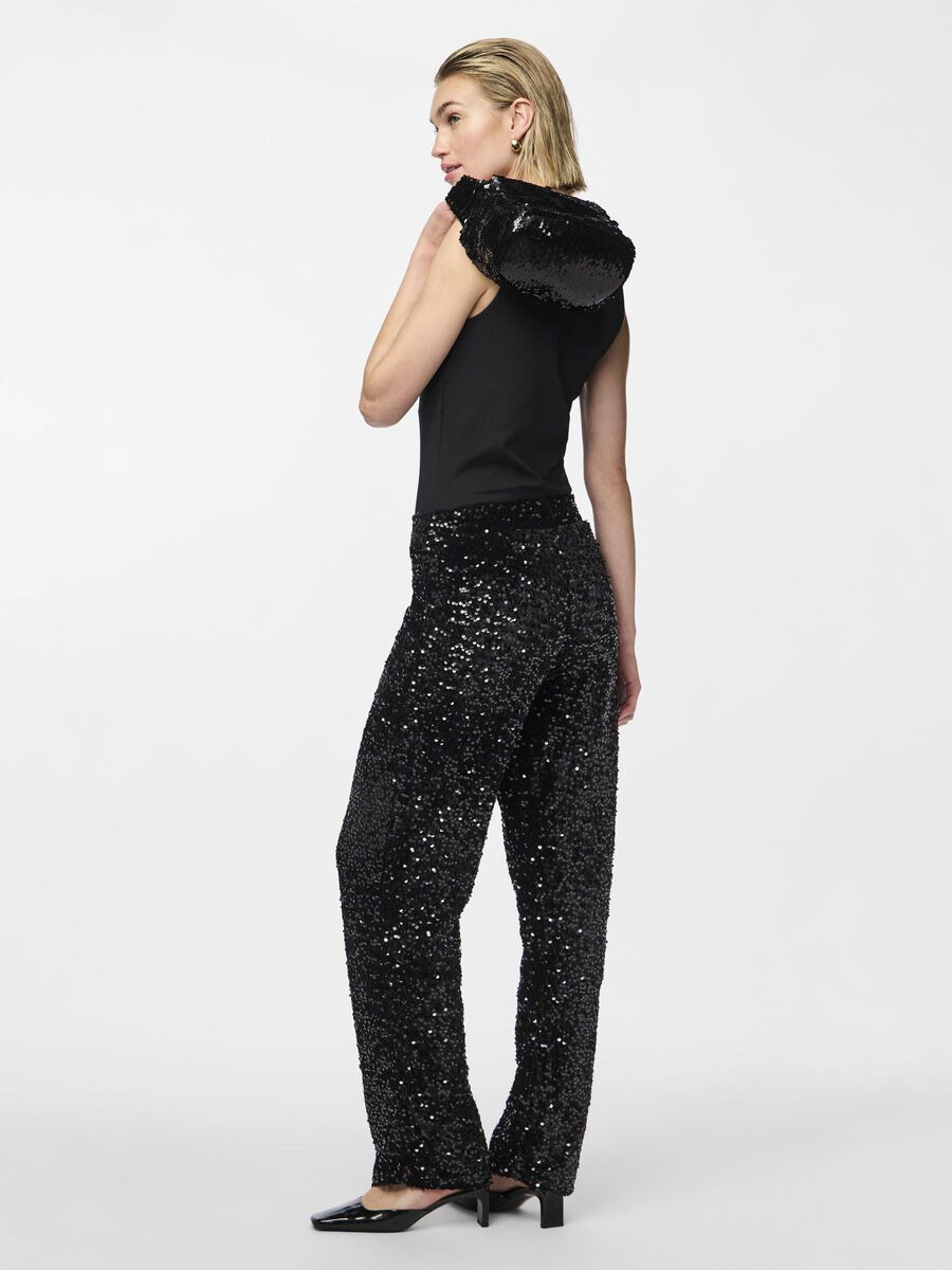 PIECES KAM HW WIDE PANT