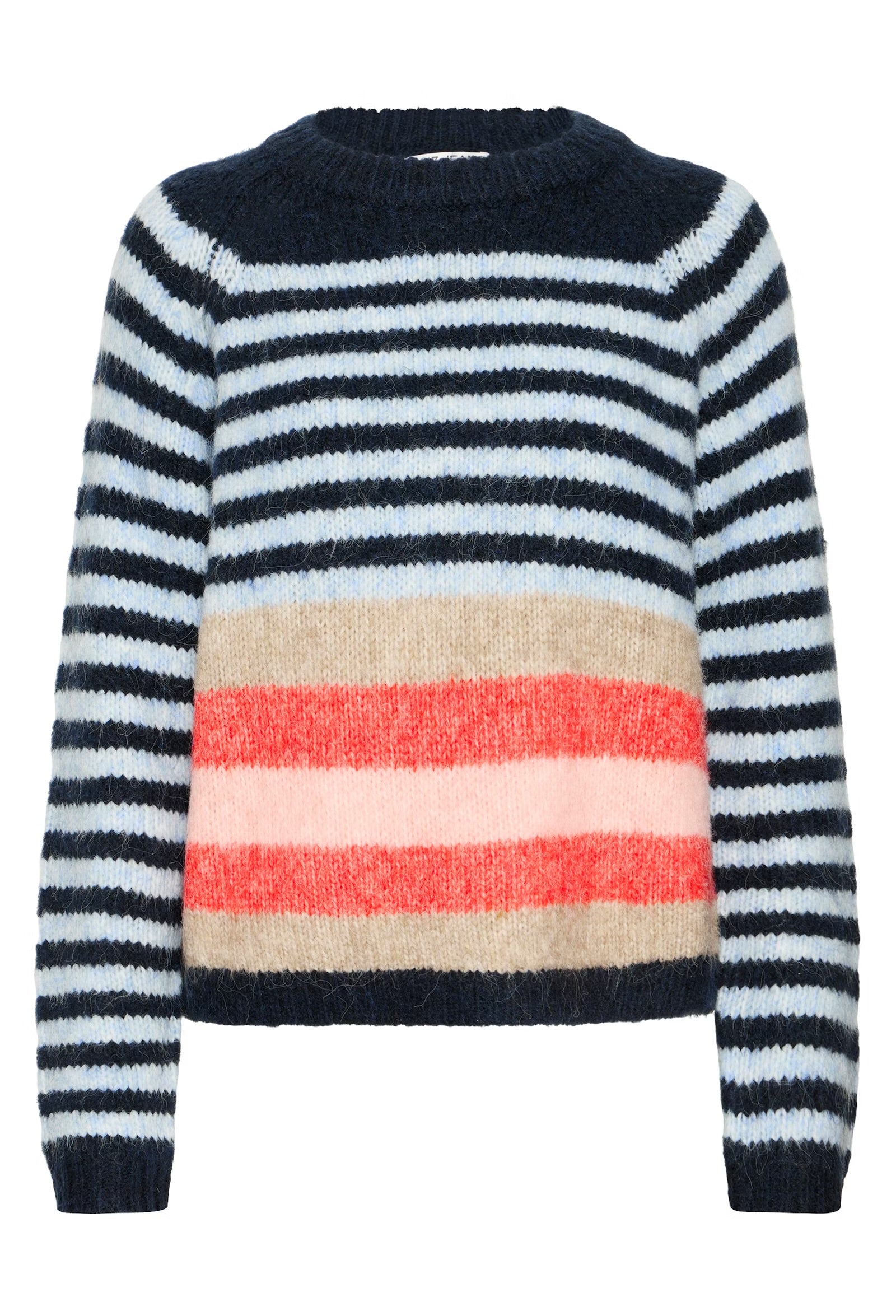 PULZ JEANS ABENA STRIPED PULLOVER
