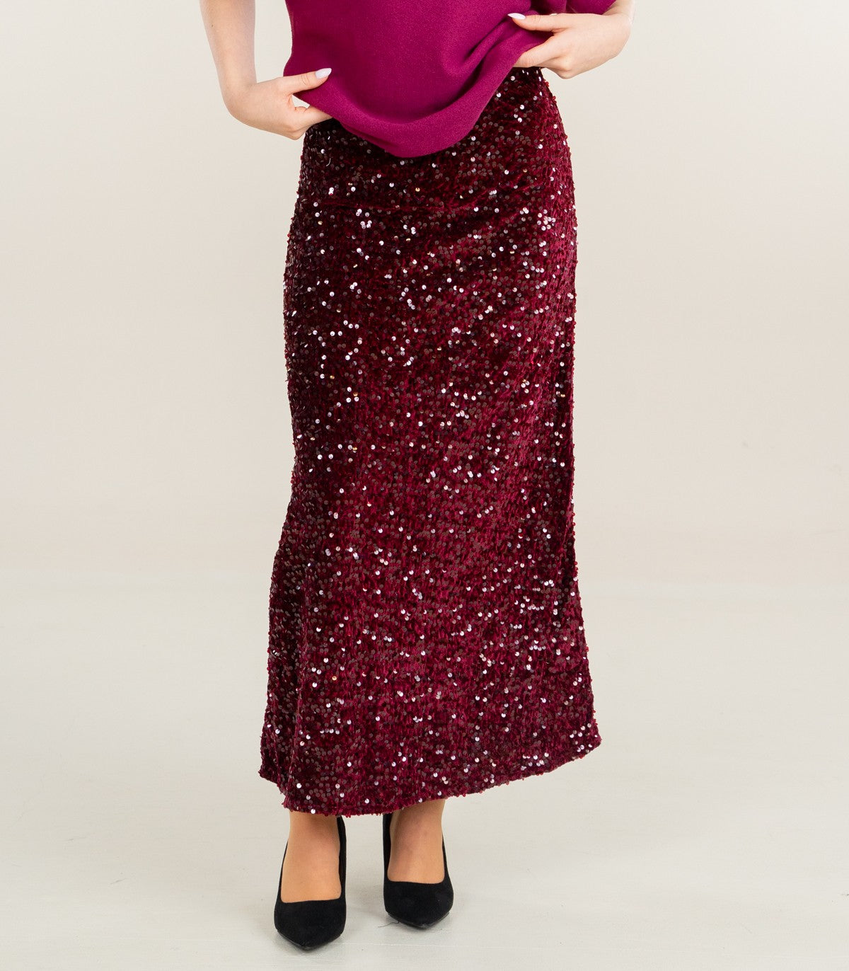 PIECES KAM MW ANKLE SKIRT