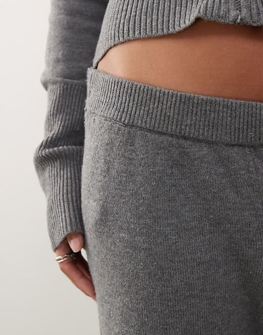 NOISY MAY NOURIA NW WIDE LEG KNIT PANTS