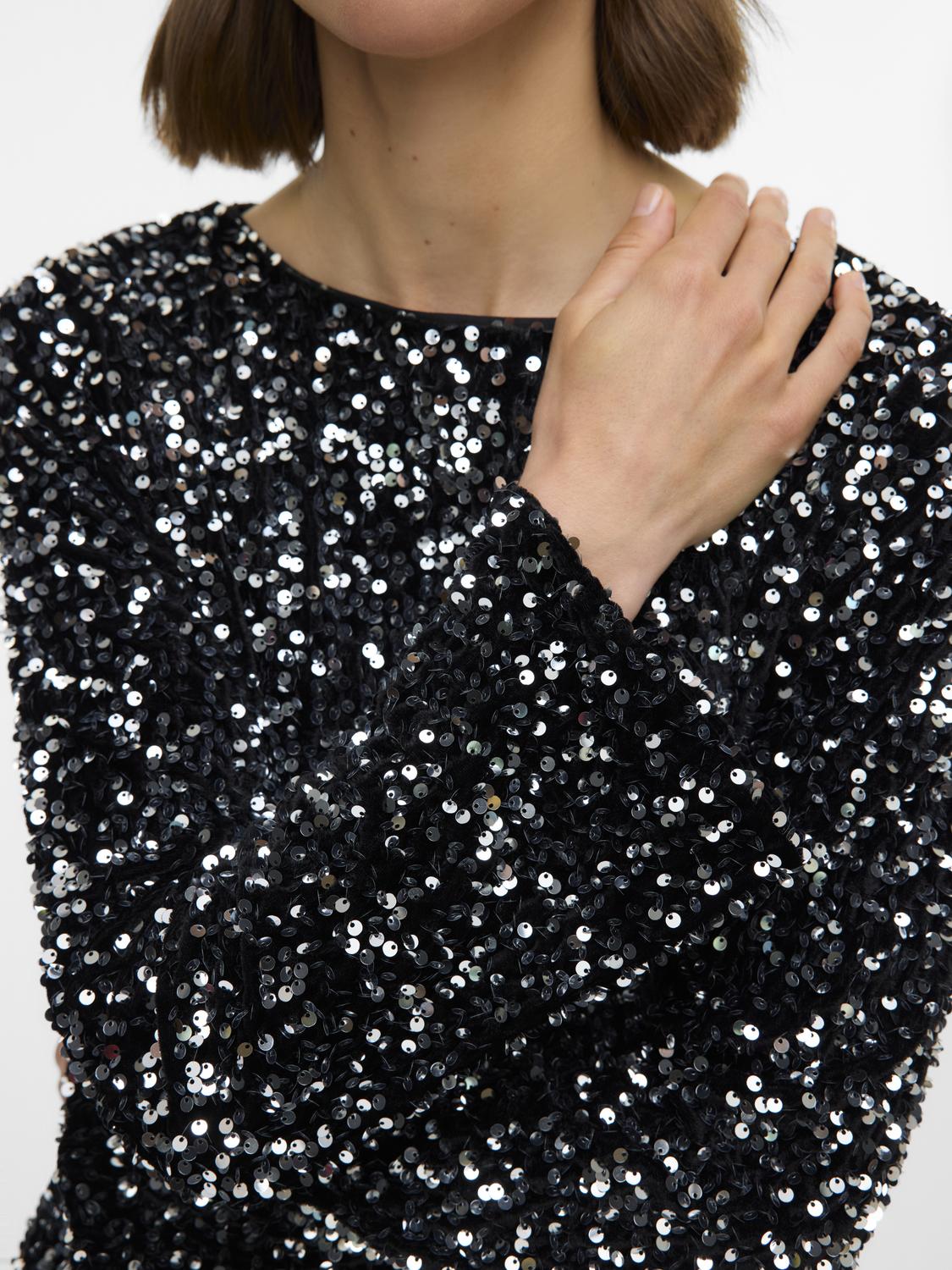 VERO MODA, VMBELLA LS BOATNECK SQ TOP