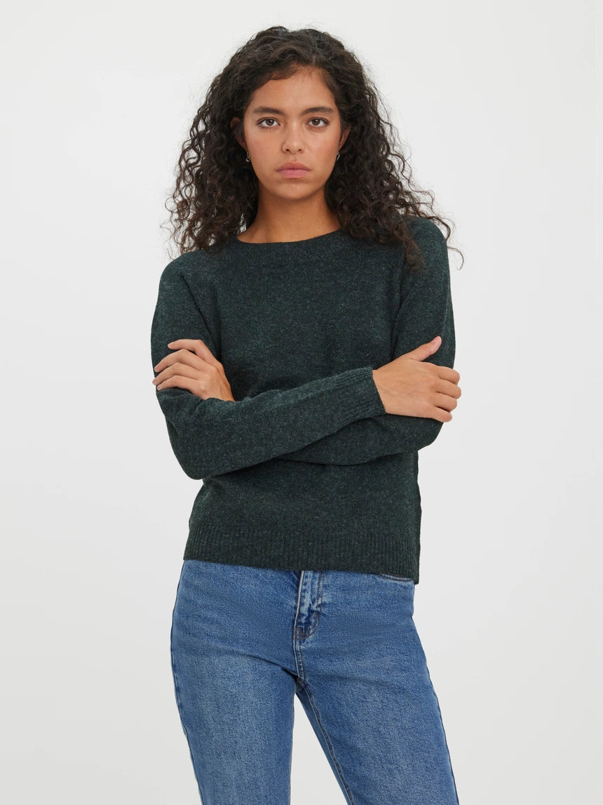 VERO MODA DOFFY LS O-NECK BLOUSE