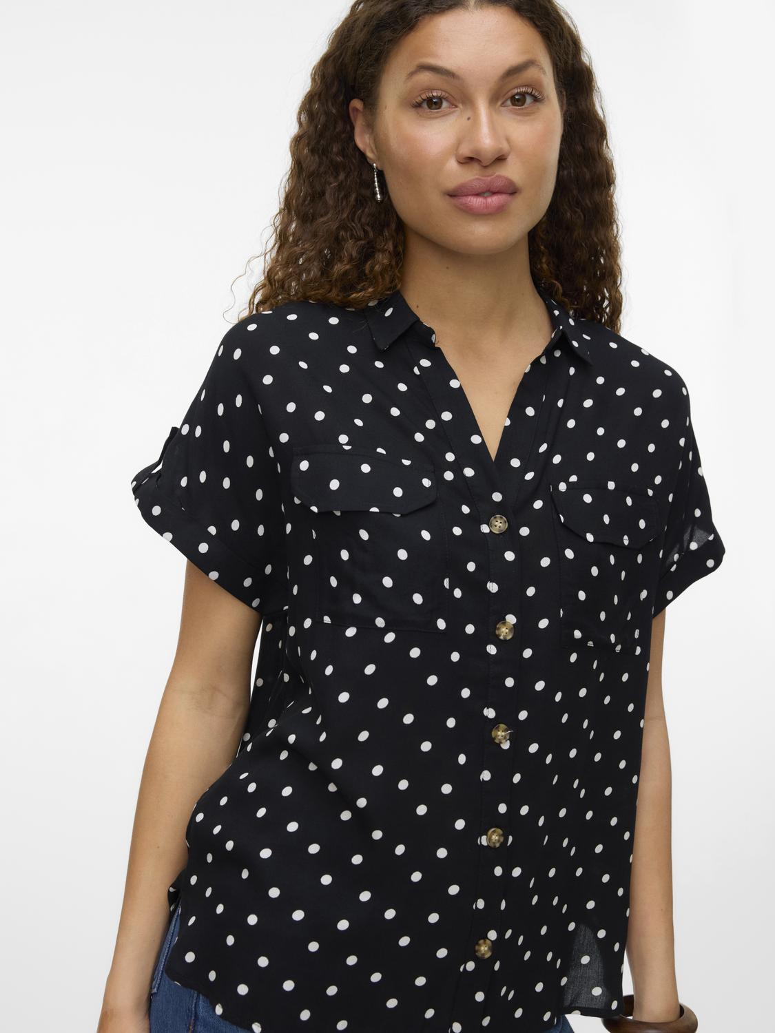 VERO MODA BUMPY SS SHIRT AOP