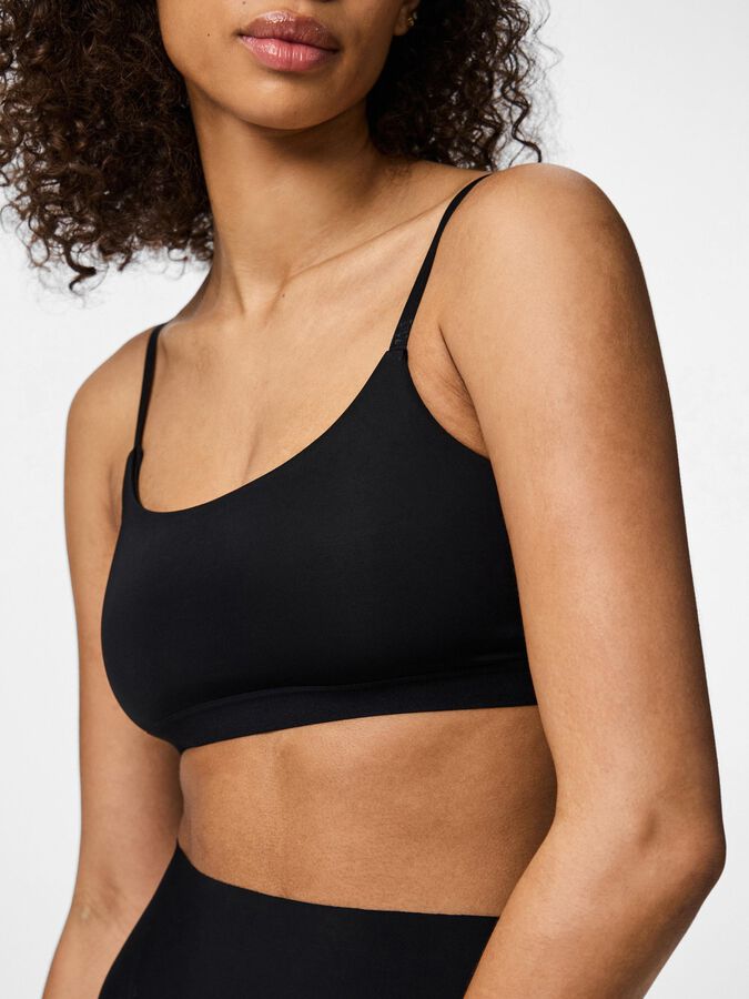 PIECES NAMEE BRA - BLACK