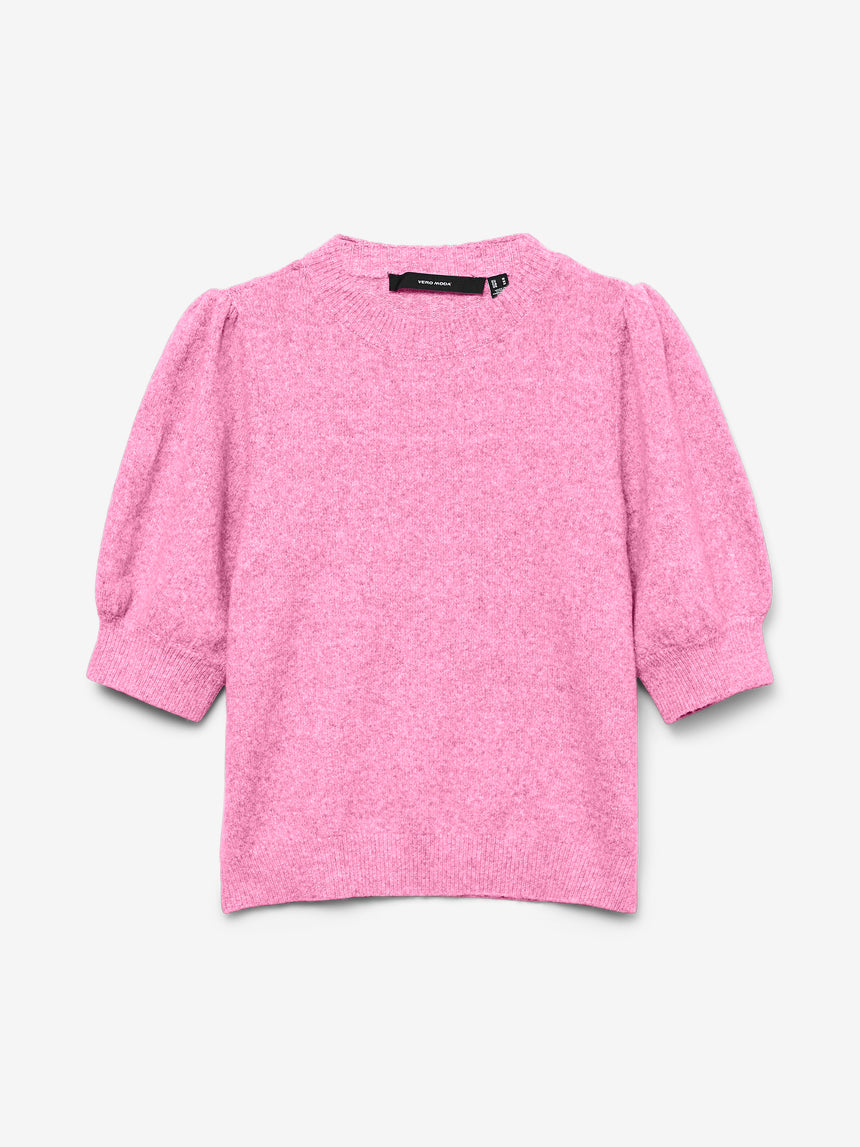 VERO MODA DOFFY 2/4 O-NEKCK PULLOVER - PINK