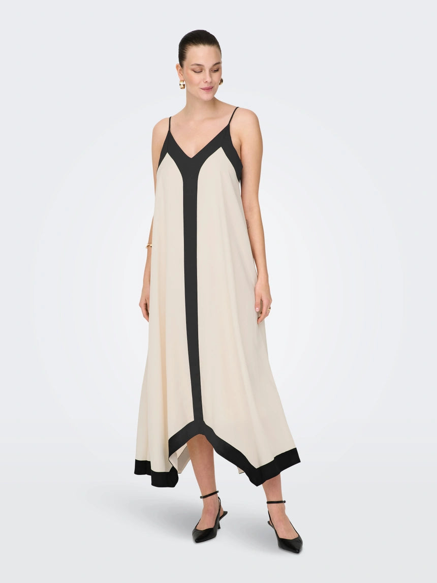 ONLY DIANA LIFE STRAP LONG DRESS
