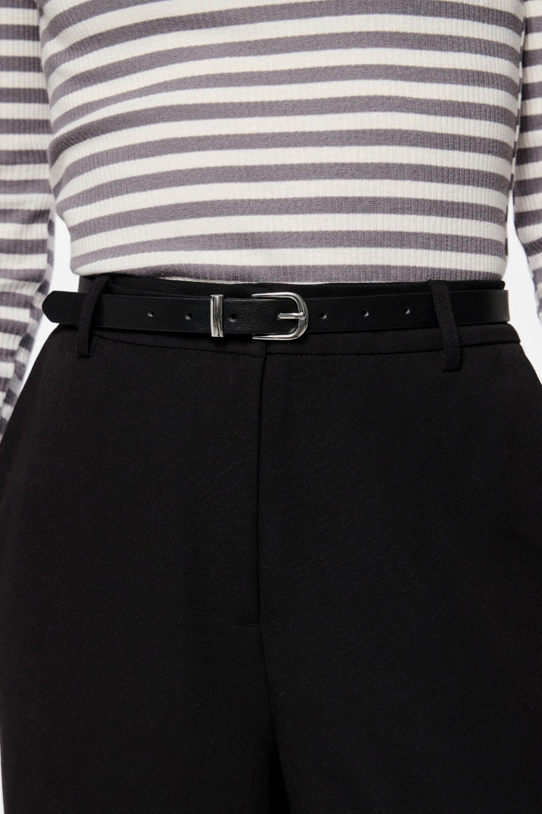 PIECES MYRA SLIM BELT