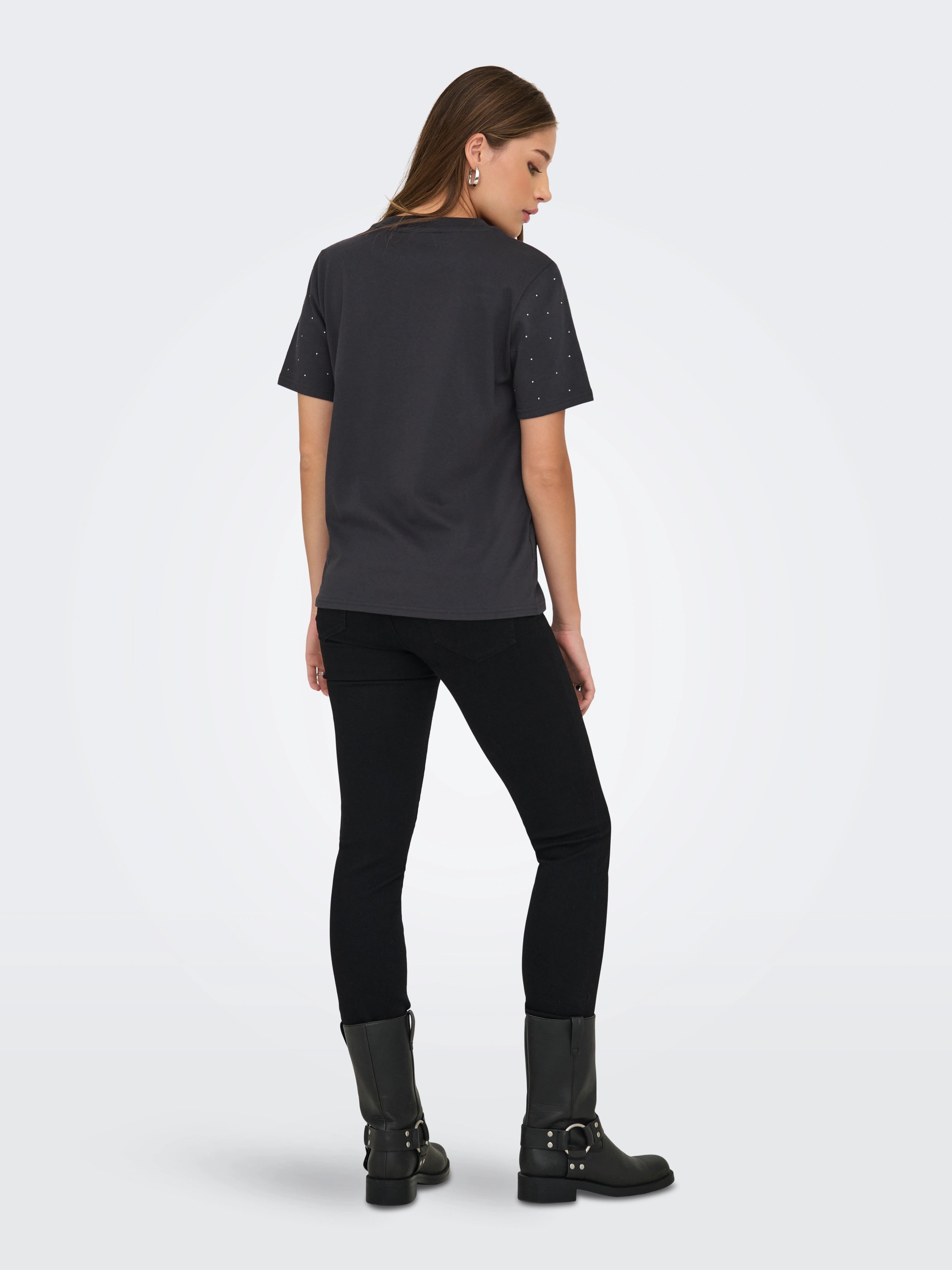 ONLY MONJA S/S STUDS TEE