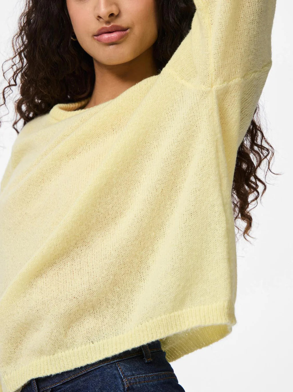 PIECES IDA LS O-NECK KNIT