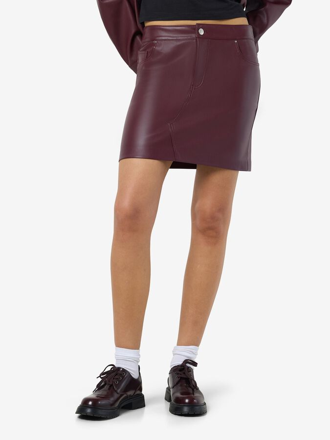 NOISY MAY KATE NW PU SKIRT